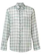 Checked Shirt - Men - Cotton/lyocell - Xl, Blue, Cotton/lyocell, John Varvatos