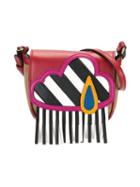 Burberry Kids House Check Crossbody Bag, Red
