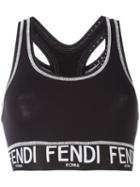 Fendi Fendi Silk Vest Top, Women's, Size: 38, Black, Polyamide/spandex/elastane