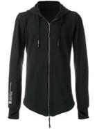 11 By Boris Bidjan Saberi Long Sleeved Zip Sweater - Black