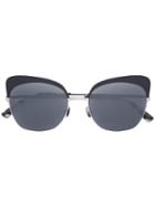 Mykita - Cat-eye Sunglasses - Women - Acetate/stainless Steel - One Size, Black, Acetate/stainless Steel