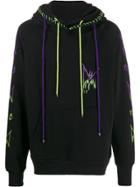 Mjb Contrast Stitched Hoodie - Black