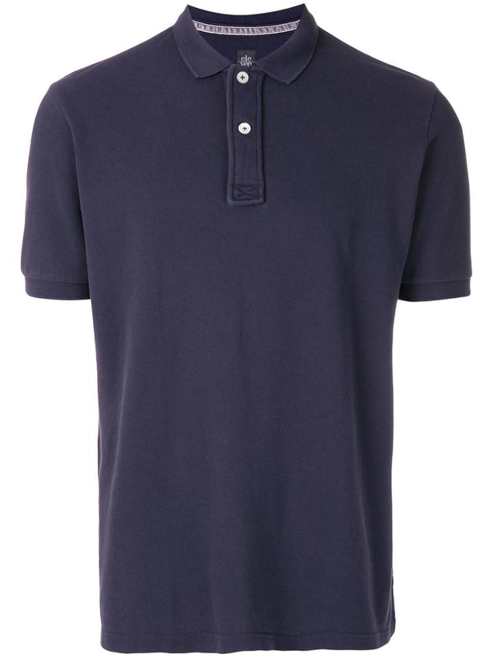 Eleventy Henley T-shirt - Purple