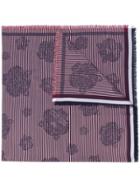 Kenzo Tiger Print Scarf - Red