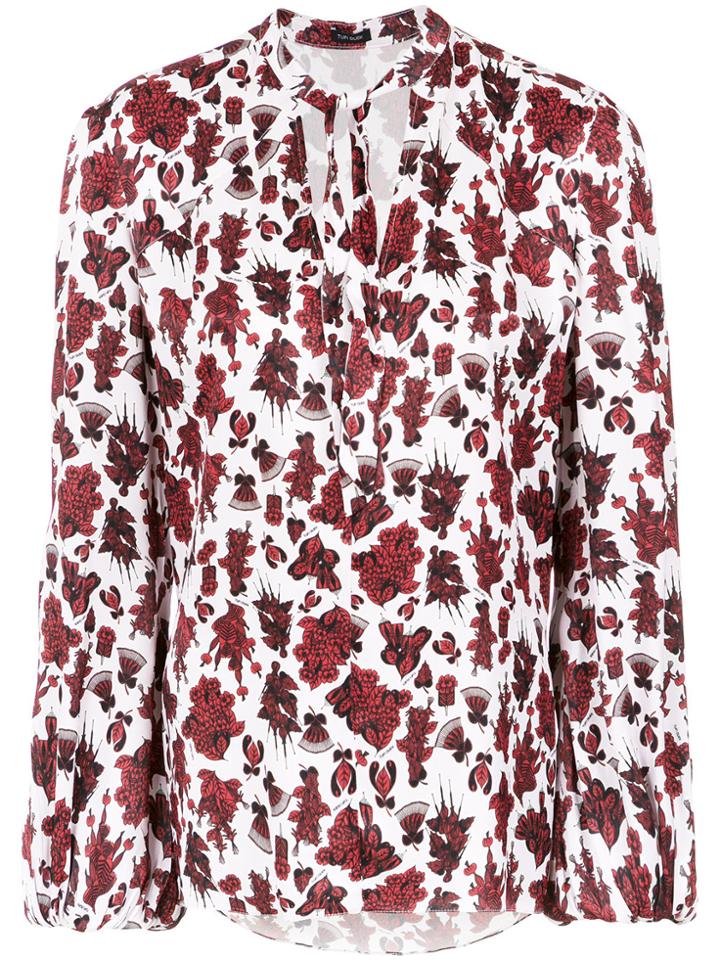 Tufi Duek Floral Print Shirt - Red