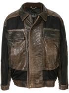 Martine Rose Boxy-fit Leather Jacket - Brown