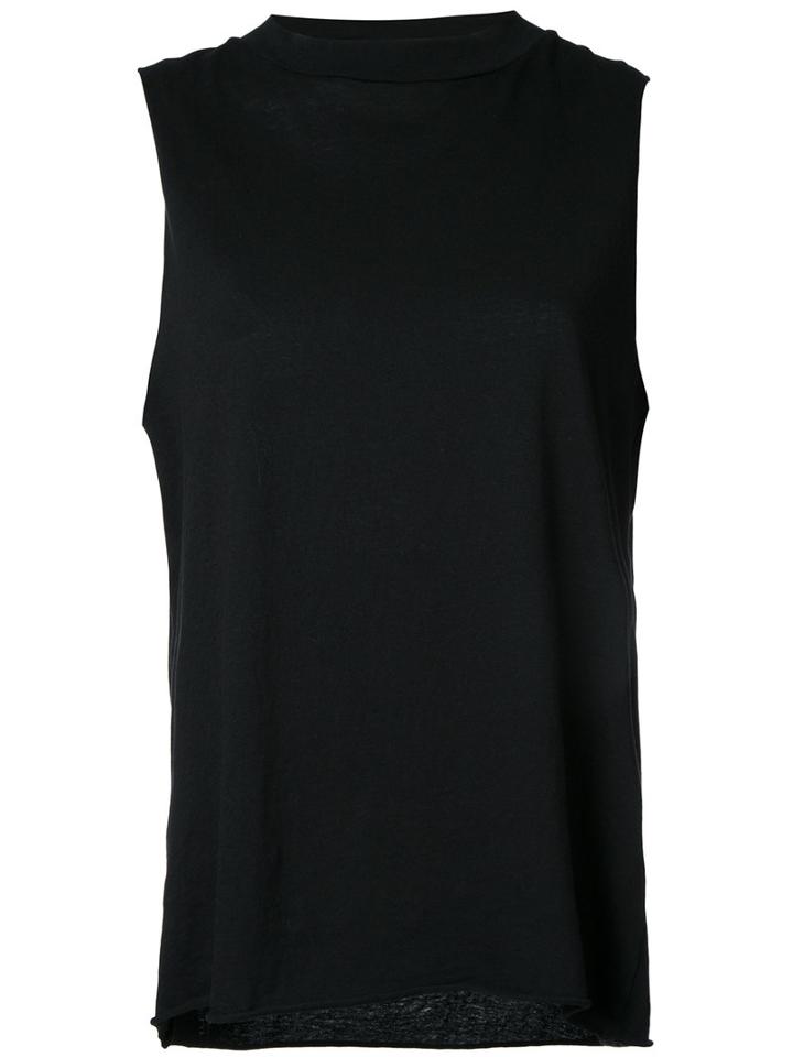 Nobody Denim - Raw Band Tank Ebony - Women - Organic Cotton - S, Black, Organic Cotton