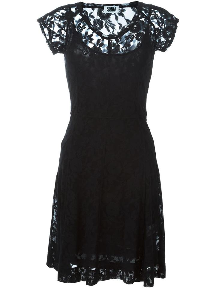 Sonia By Sonia Rykiel Lace Flared Dress