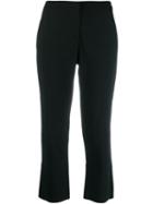 Federica Tosi Slim-fit Cropped Trousers - Black