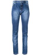 A.f.vandevorst Stonewashed Slim Jeans, Women's, Size: 38, Blue, Cotton