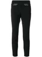 Alexander Mcqueen Whip-stitched Fitted Trousers - Black
