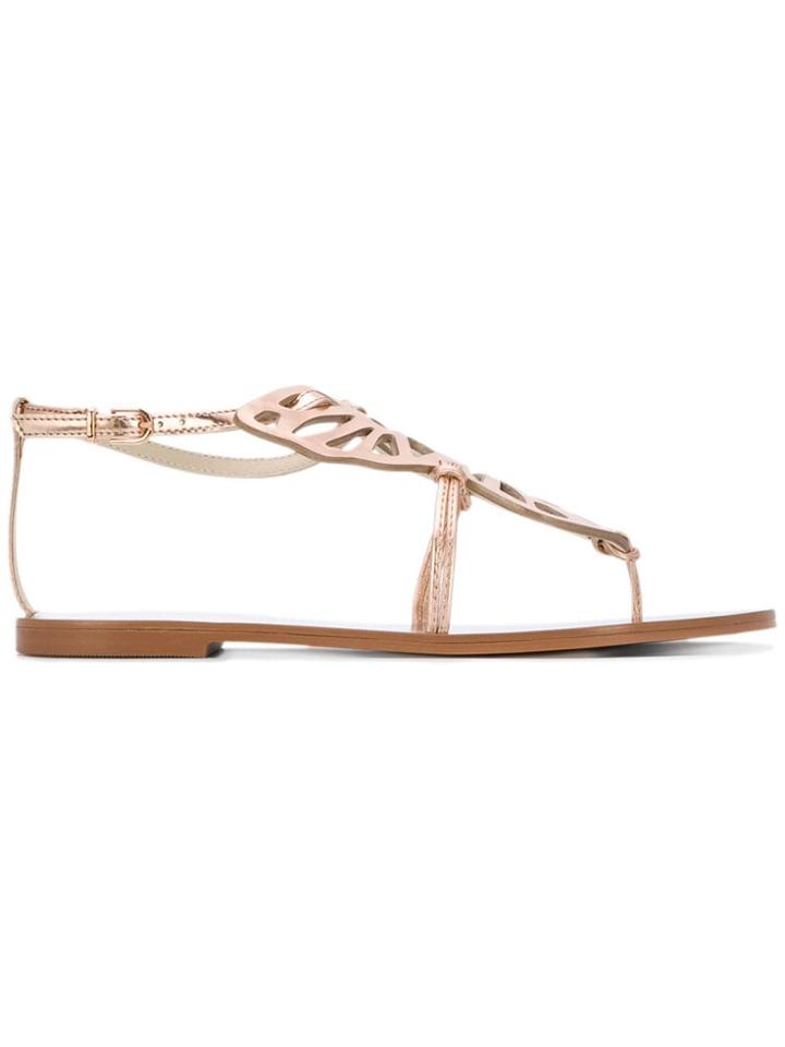 Sophia Webster Buckled Sandals - Nude & Neutrals