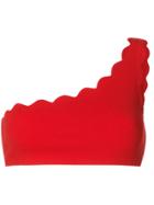 Marysia One-shoulder Bikini Top - Red