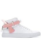 Buscemi Tie Detail High-top Trainers - Grey