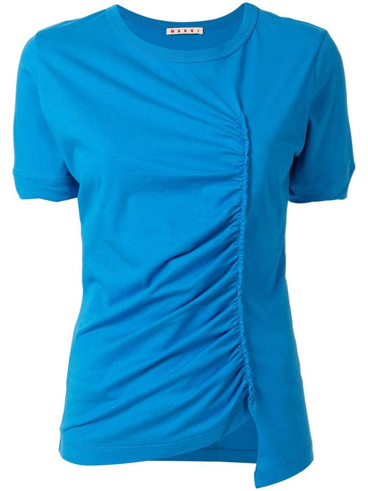 Marni Ruched T-shirt - Blue