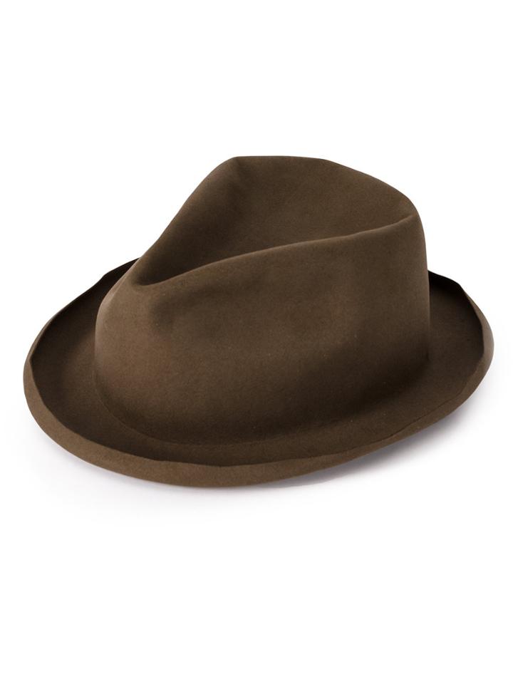 Horisaki Design & Handel Moulded Fedora Hat - Brown