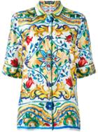 Dolce & Gabbana Majolica Print Pyjama Shirt