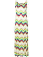 Ultràchic Zigzag Sleeveless Maxi Dress - Multicolour