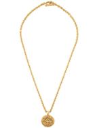 Chanel Vintage Vintage Sunburst Necklace - Metallic