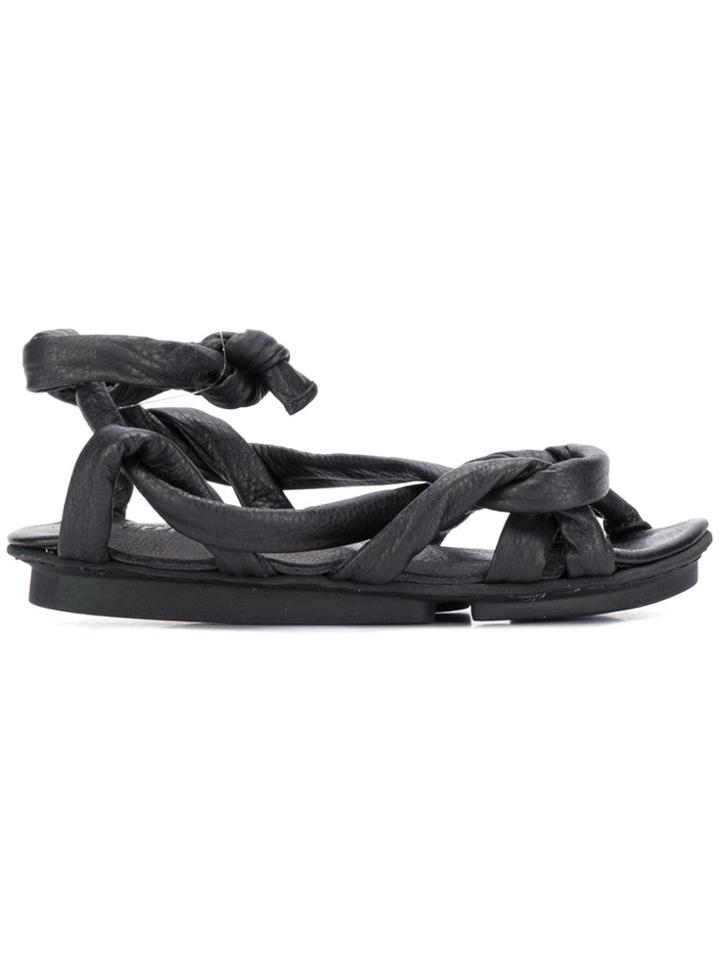 Trippen Open-toe Tied Sandals - Black