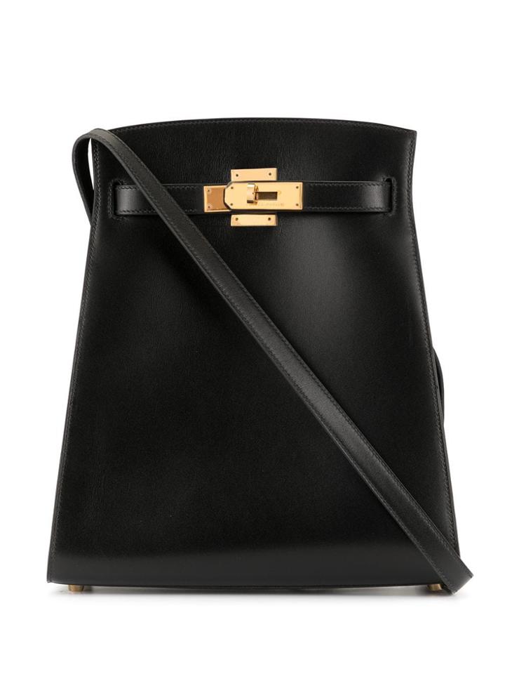Hermès Vintage Kelly Sport Mm Shoulder Bag - Black