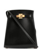Hermès Vintage Kelly Sport Mm Shoulder Bag - Black