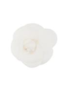 Chanel Pre-owned 2000's Rose Brooch - White