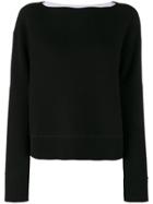 Proenza Schouler Boat Neck Jumper - Black