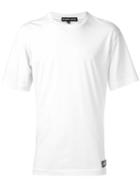 Markus Lupfer Stripe Hem T-shirt, Men's, Size: Small, White, Cotton