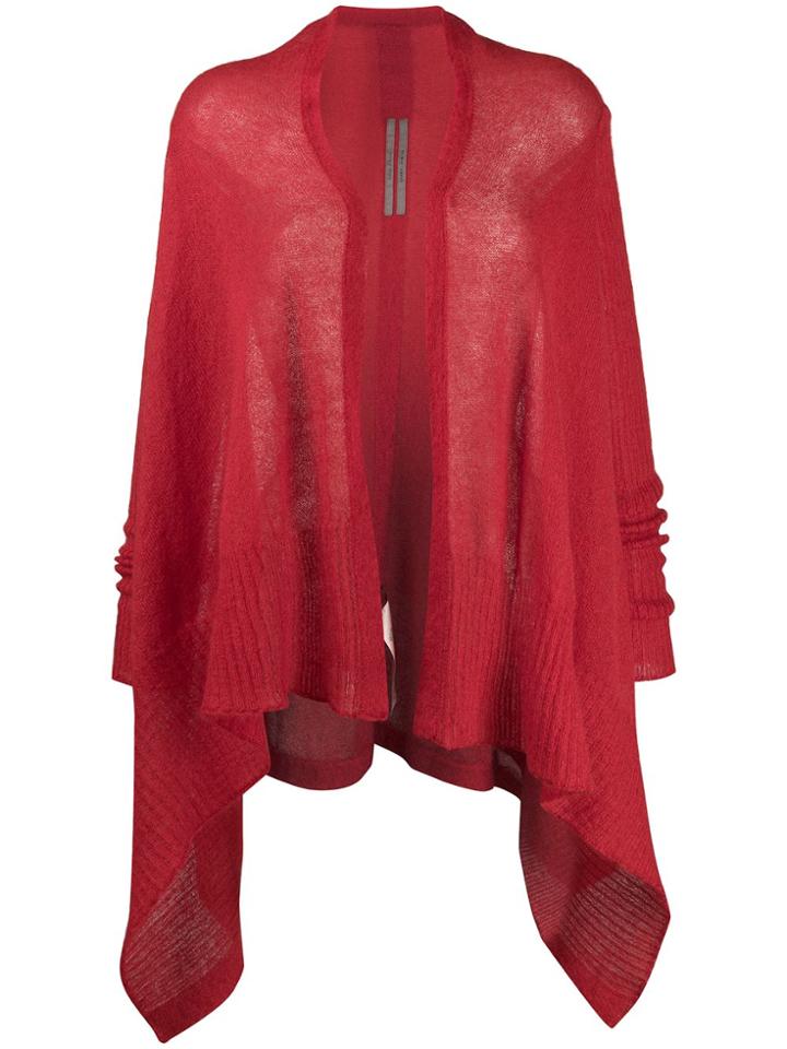 Rick Owens Wrap Cardigan - Orange