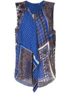 Elie Tahari Pernilla Paisley-print Top - Blue