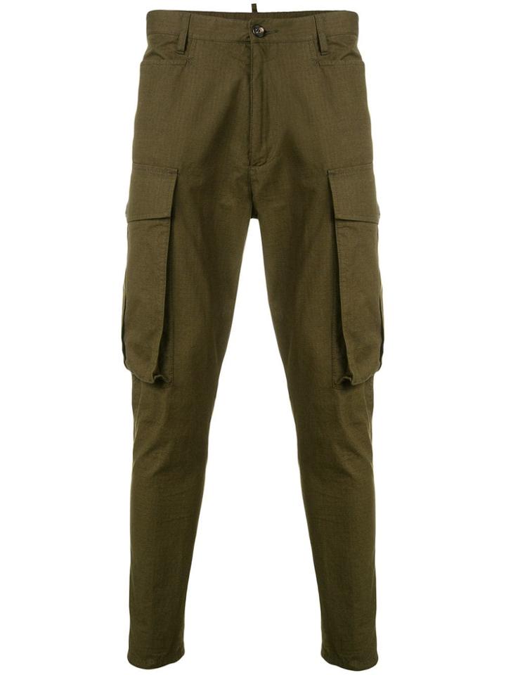 Dsquared2 Regular Cargo Trousers - Green