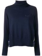 Sacai Sheer Back Jumper - Blue