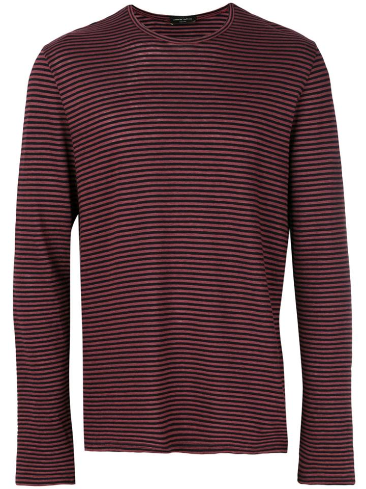 Roberto Collina Striped Sweater - Pink & Purple