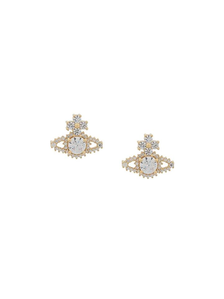 Vivienne Westwood Valentina Stud Earrings - Gold