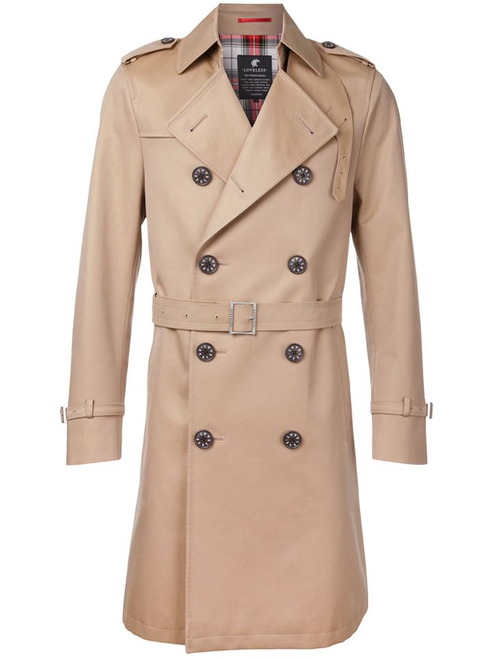 Loveless Classic Trench Coat - Nude & Neutrals