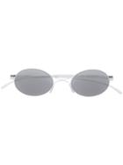 Mykita Mykita X Maison Margiela Oval Sunglasses - White