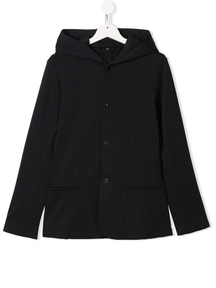 Emporio Armani Kids Classic Fitted Blazer - Blue