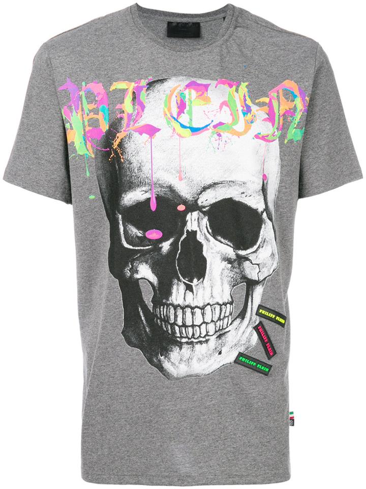 Philipp Plein Airplanes T-shirt - Grey