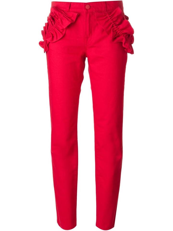 Simone Rocha X J Brand Ruffle Detail Trousers
