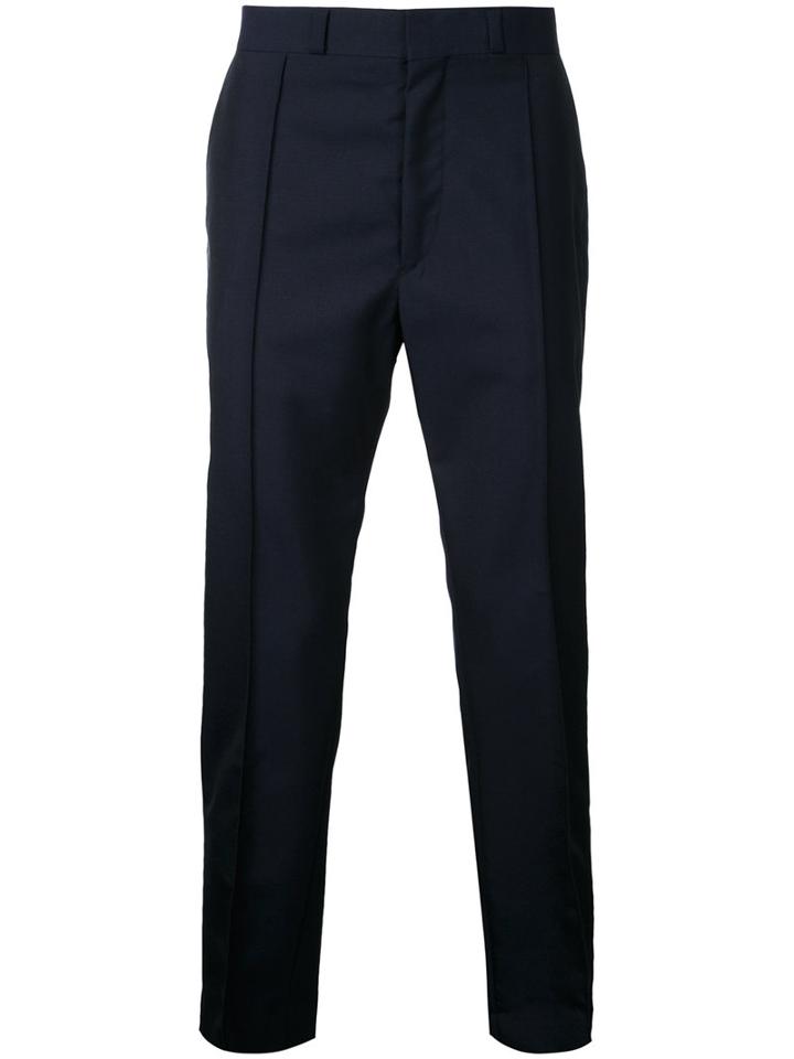 H Beauty & Youth Cropped Trousers, Men's, Size: Large, Blue, Wool