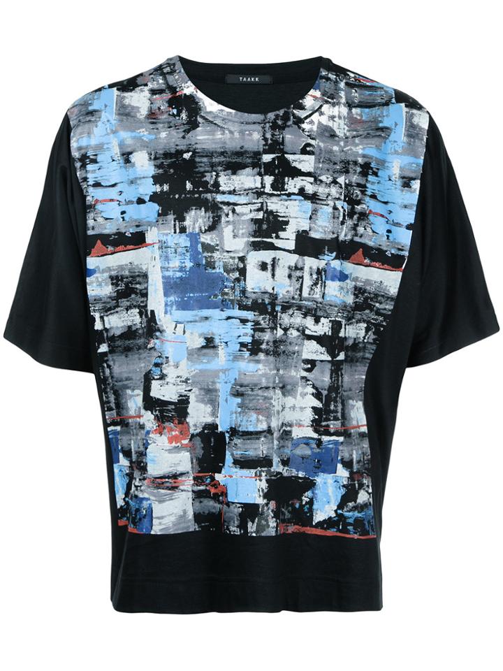Taakk Paint Print T-shirt - Black