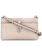 Michael Michael Kors - Zipped Shoulder Bag - Women - Leather - One Size, Women's, Nude/neutrals, Leather