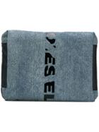 Diesel Slashed Logo Clutch - Blue