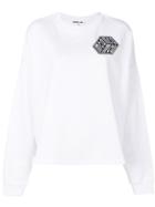 Mcq Alexander Mcqueen Cube Logo Patch Sweatshirt - White