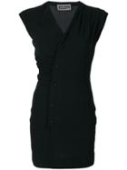 Versace Vintage Pinnafor Dress - Black