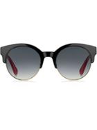 Kate Spade Half Rim Sunglasses - Black