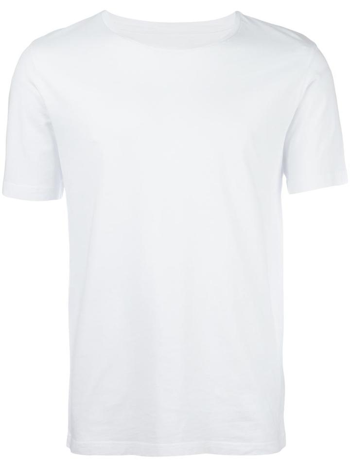 Maison Margiela Classic Short Sleeve T-shirt, Men's, Size: 46, White, Cotton