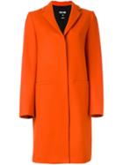 Msgm Hidden Button Coat