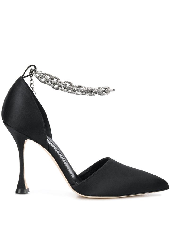 Manolo Blahnik Anclara 100mm Pumps - Black